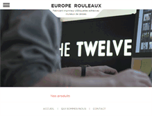 Tablet Screenshot of europerouleaux.fr